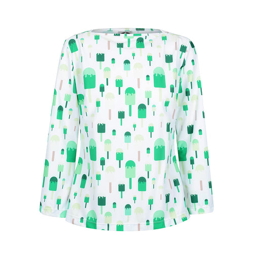 Ice-cream Tank -  Green multi - UPF50+, Sun protective clothing, Idlebird