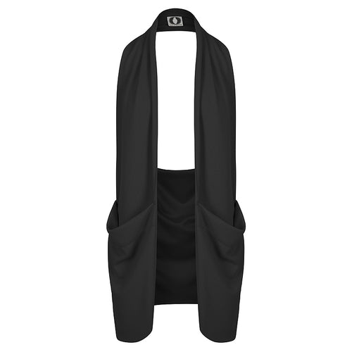 The Vest - Black UPF50+, Sun protective clothing, Idlebird